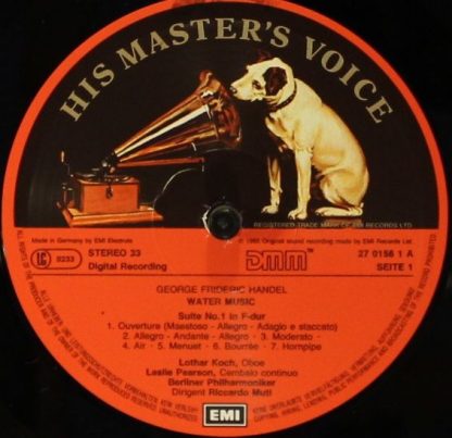 His Master's Voice 067 27 0156 1 - Wassermusik / Water Music - Image 5