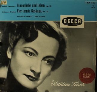 DECCA BLK 16123 - Frauenliebe Und Leben, Op. 42 / Vier Ernste Ge