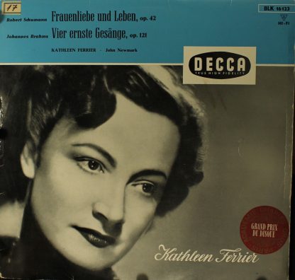 DECCA BLK 16123 - Frauenliebe Und Leben, Op. 42 / Vier Ernste Ge