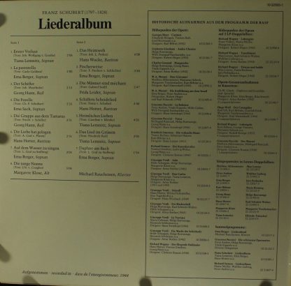 BASF 10 22305-1 - Liederalbum - Historische Aufnahmen Aus Dem Ja - Image 2