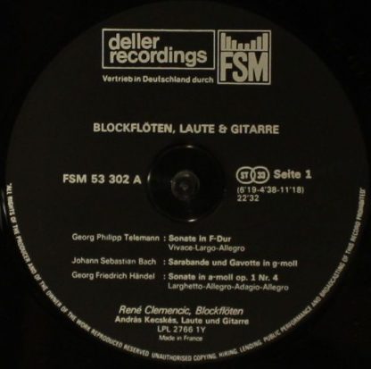 Deller Recordings FSM 53 302 - Blockflöten, Laute & Gitarre - Image 5