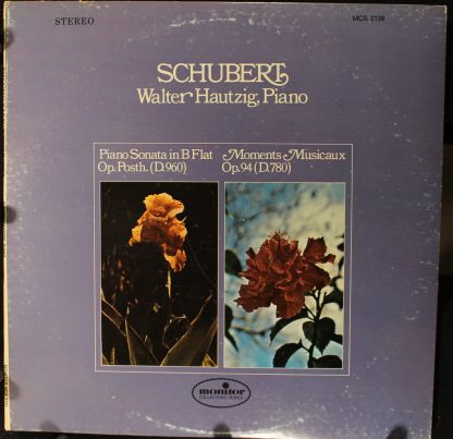 Monitor Records (2) MCS 2139 - Piano Sonata in B Flat / Moments