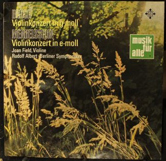 Telefunken NT 196 - Bruch Violinkonzert In G-Moll / Mendelssohn