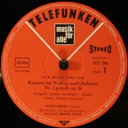 Telefunken NT 196 - Bruch Violinkonzert In G-Moll / Mendelssohn - Image 3