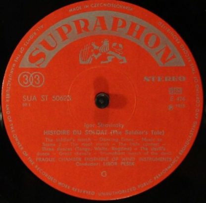 Supraphon SUA ST 50 623 - Les Noces / Histoire Du Soldat - Image 2