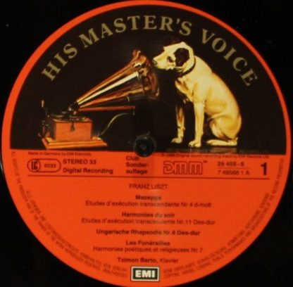 EMI 7 49566 1 - Tzimon Barto Plays / Spielt / Joue Liszt - Image 3