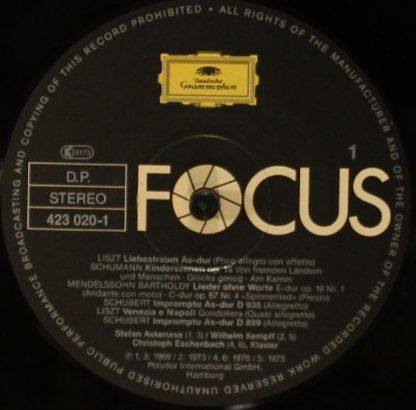 Focus (10) 423 020-1 - Liebestraum - Die Schönsten Klavierstücke - Image 3
