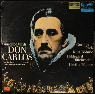 Eurodisc 12 431 - Don Carlos (Das Kabinett Des Königs Zu Madrid