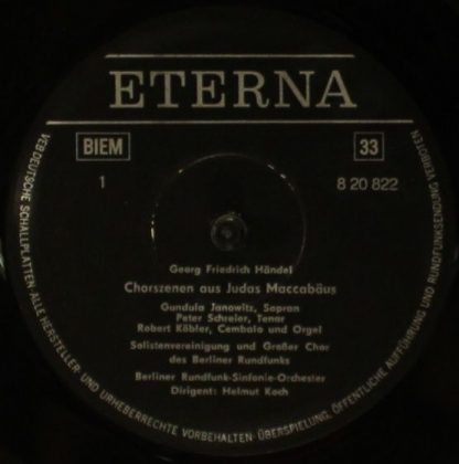 Eterna 8 20 822 - Chorszenen Aus Judas Maccabäus - Image 4