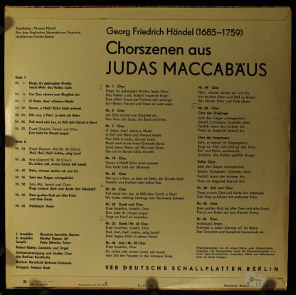 Eterna 8 20 822 - Chorszenen Aus Judas Maccabäus - Image 2