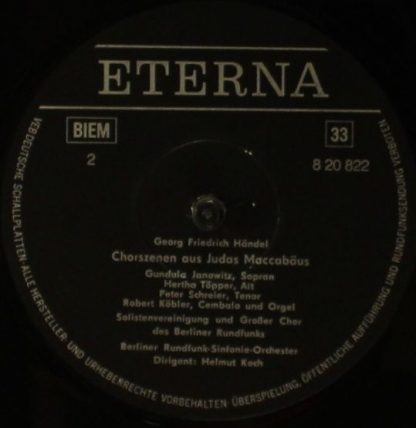 Eterna 8 20 822 - Chorszenen Aus Judas Maccabäus - Image 3