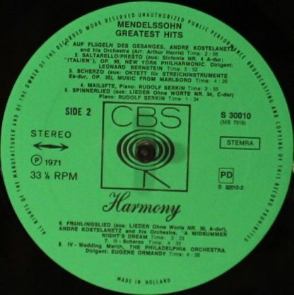 CBS Harmony S 30 010 - Greatest Hits - Image 4