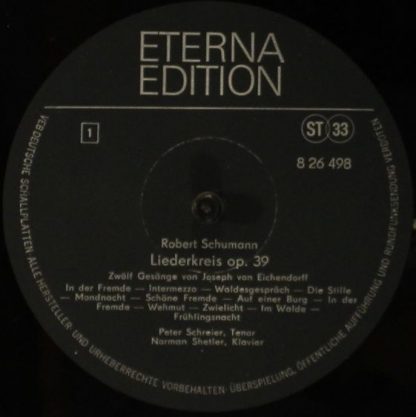 Eterna 8 26 498 - Liederkreis Op. 39 Nach Eichendorff / Die Lotu - Image 3