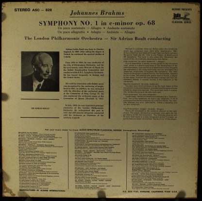 Alshire ASC-828 - Symphony No. 1 - Image 2