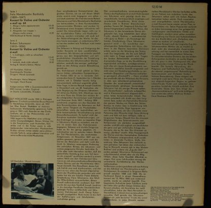 Eterna 8 27 159 - Violinkonzert E-moll Op. 64 / Violinkonzert D- - Image 2
