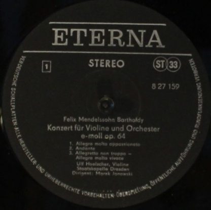 Eterna 8 27 159 - Violinkonzert E-moll Op. 64 / Violinkonzert D- - Image 3