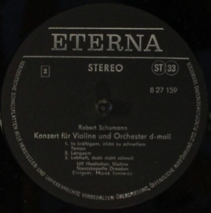 Eterna 8 27 159 - Violinkonzert E-moll Op. 64 / Violinkonzert D- - Image 4