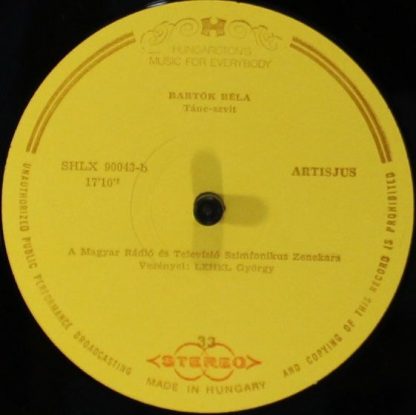 Hungaroton SHLX 90043 - Peacock Variations - Dance Suite - Image 3