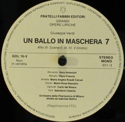 Fratelli Fabbri Editori FFE 268250 - Un Ballo In Maschera 4 - Image 4
