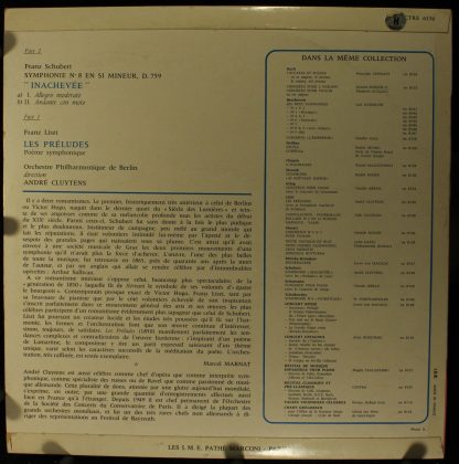 Trianon CTRE 6136 - La Symphonie Inachevée N° 8 En Si Mineur / L - Image 2