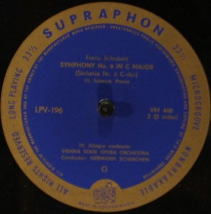 Supraphon LPV – 196 - Symphony № VI - Image 3