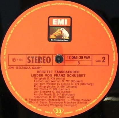 EMI Electrola 1C 065-28 969 - Lieder von Franz Schubert - Image 3