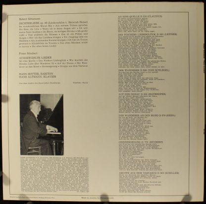Preiser Records PR 3145 - Dichterliebe Op. 48 / Ausgewählte Lied - Image 2