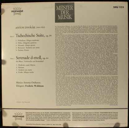 DECCA SMU 1123 - Tschechische Suite, Op. 39 / Serenade, Op. 44 - Image 2