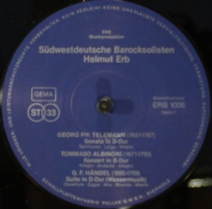 ERB Musikproduktion ERB 1006 - Purcell - Telemann - Händel - Alb - Image 4