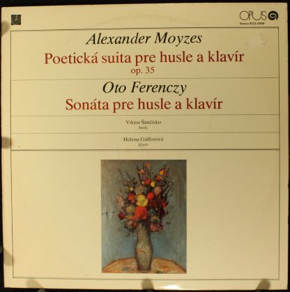 Opus 9111 0500 - Poetická Suita Pre Husle A Klavír Op. 35 / Soná