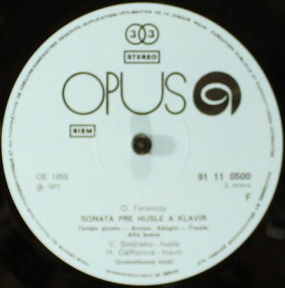 Opus 9111 0500 - Poetická Suita Pre Husle A Klavír Op. 35 / Soná - Image 4