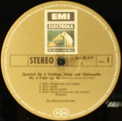 EMI Electrola 1 C 063-28519 - Streichquartett  Nr. 6 F-dur Op. 9 - Image 4