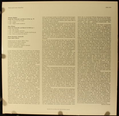 Preiser Records SPR 3370 - Sonate Für Violoncello Und Klavier D- - Image 2