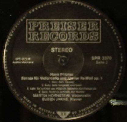 Preiser Records SPR 3370 - Sonate Für Violoncello Und Klavier D- - Image 4