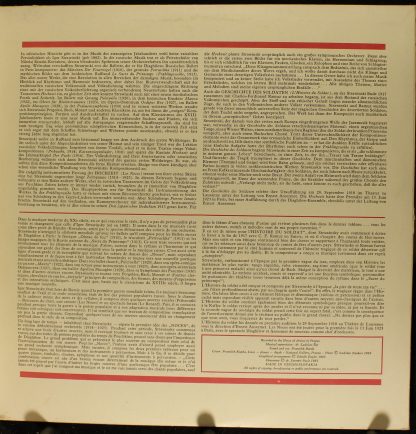 Supraphon SUA ST 50 623 - Les Noces / Histoire Du Soldat - Image 3