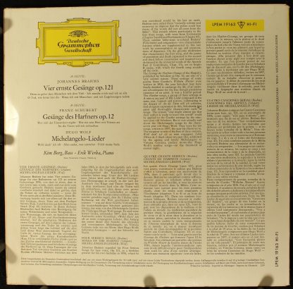 Deutsche Grammophon LPEM 19 163 - Vier Ernste Gesänge Op. 121 / - Image 2
