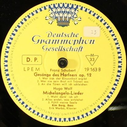 Deutsche Grammophon LPEM 19 163 - Vier Ernste Gesänge Op. 121 / - Image 4