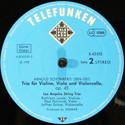 Telefunken 6.42615 - Streichtrios - Image 6