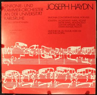 Not On Label F 668.222 - Sinfonia Concertante B-Dur, HOB I/105