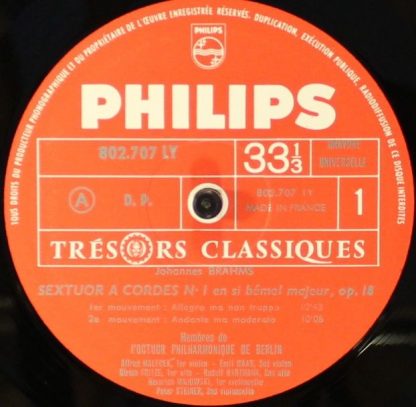 Philips 802.707 LY - Sextuor N°1, Op.18 - Image 3