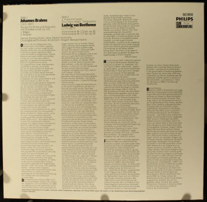Philips 92 958 - Doppelkonzert / Die Romanzen Für Violine Und Or - Image 2