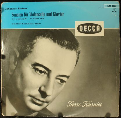 DECCA LXT 5077 - Sonaten Für Violoncello Und Klavier