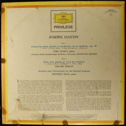 Deutsche Grammophon Privilege 2538024 - Concerto Pour Piano / Tr - Image 2