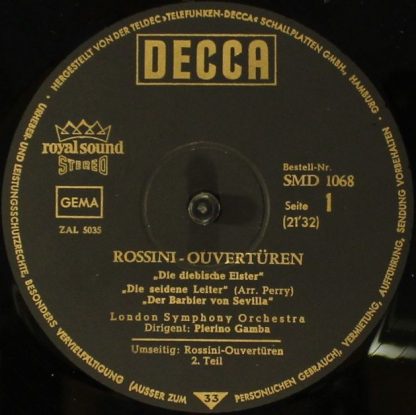 DECCA SMD 1068 - Overtüren - Image 3