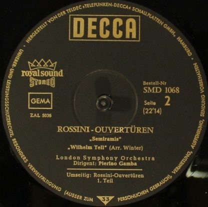 DECCA SMD 1068 - Overtüren - Image 4