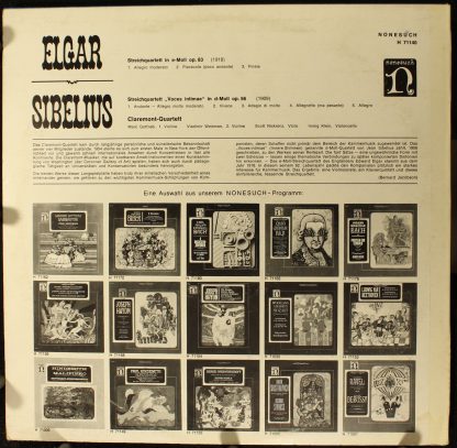 Nonesuch Records H-71140 - Streichquartett In E-Moll Op. 83 / St - Image 2