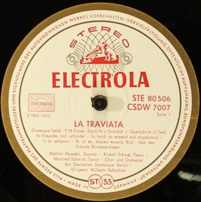 Die Stimme Seines Herrn STE 80 506 - La Traviata (Großer Quersch - Image 3