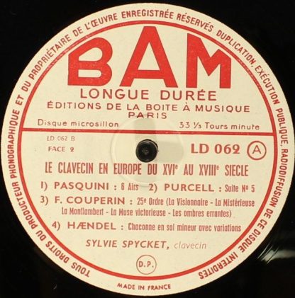 BAM LD 062 - Le Clavecin En Europe Du XVIe Au XVIIIe Siècle - Image 4