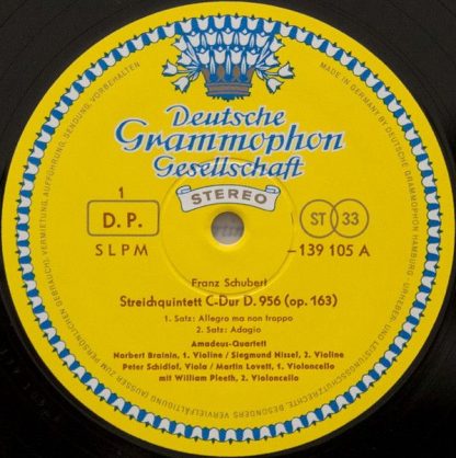 Deutsche Grammophon 139 105 SLPM - Streichquintett C-dur - Image 3