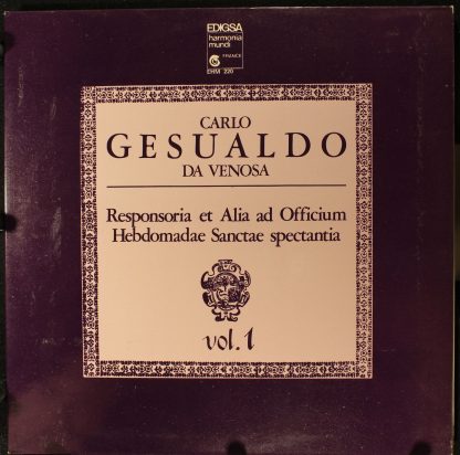 Edigsa EHM 220 - Responsoria At Alia Ad Officium Hebdomadae Sanc